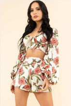 Load image into Gallery viewer, Floral Print Short Set
