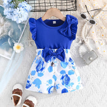 Load image into Gallery viewer, 2pcs Toddler Floral Set

