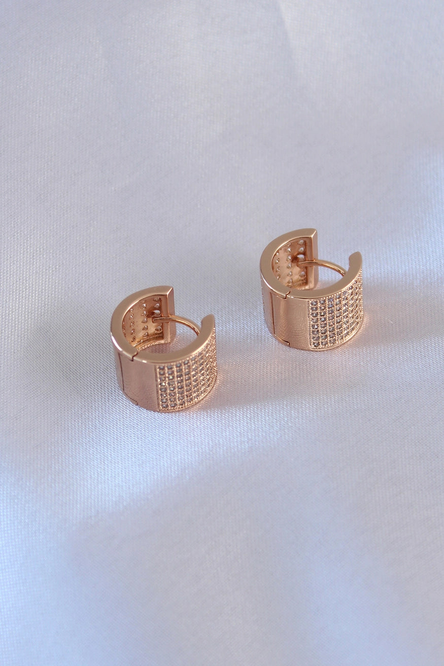 Gold Stone Earrings